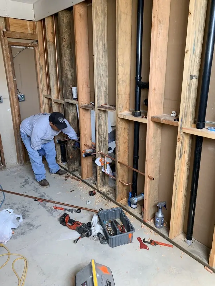 Commercial rough-in plumbing for Gas Line Repair in New Freedom
